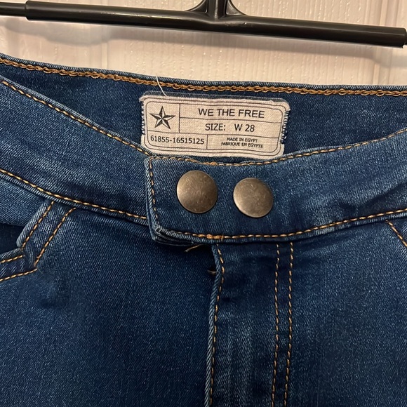 Free People Skinny Jeans Sz W 28 - Picture 3 of 6